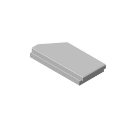 Šamotová deska spodní, pravá CARA  